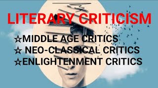 LITERARY CRITICISM  ENGLISH LITERATURE UGC NET  SET [upl. by Nnyleak]