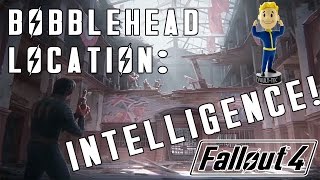 Fallout 4 INTELLIGENCE Bobblehead Location  Boston Public Library [upl. by Odla657]