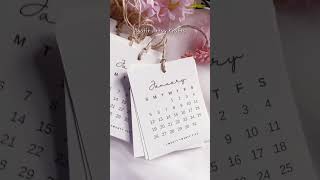 DIY WALL CALENDAR 2025 [upl. by Amitaf]