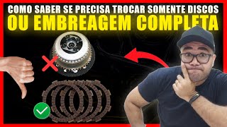 DA PRA SABER SE PRECISA TROCAR SOMENTE DISCOS OU EMBREAGEM COMPLETA SEM ABRIR [upl. by Aneerak384]