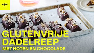 Glutenvrije dadelreep met noten quinoa en chocolade 🍫  Sofie Dumont [upl. by Alphonsine]