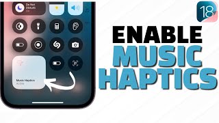 How to Enable Music Haptics on iPhone [upl. by Beltran]