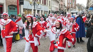 Carnaval Cavalcade Umzug Faschingsumzug Sarreguemines 2024 [upl. by Orsola]