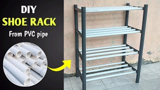 cara membuat rak sepatu dari pipa pvc  make a shoe rack from PVC pipe umarchannel1982 [upl. by Deach]