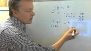 How to do short multiplication using partitioning [upl. by Obla]