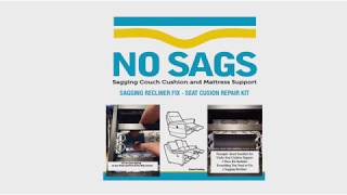 Sagging Recliner Support  Seat Cushion Repair Kit [upl. by Ettenan]