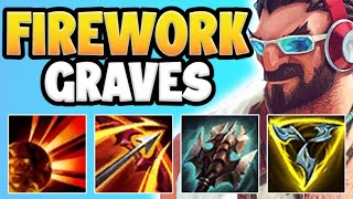 WINNING SHOULDNT BE THIS EASY FIREWORK GRAVES STRAT IS 100 BUSTED GRAVES TOP League of Legends [upl. by Delphine192]