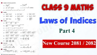 Indices Class 9 Maths  Laws of Indices Part 4  Exponents  indices by MindYourChoices [upl. by Chad397]