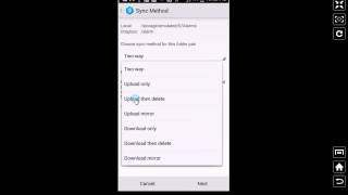 Dropsync Dropbox Sync Program for Android How To [upl. by Ahtamat509]