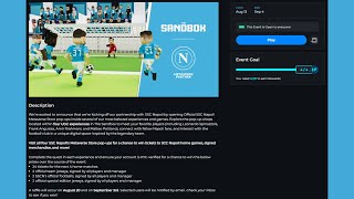 SSC NAPOLI LAUNCH EVENT  ALL Quests 44 stands location Walkthrough Gameplay The Sandbox [upl. by Aremahs]