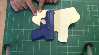 How to make a holster pattern [upl. by Ahgiela]