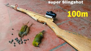 DIY Slingshot  wooden slingshot create [upl. by Mellette831]