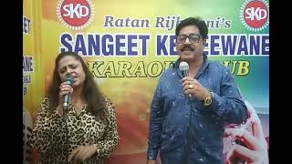 Jhoot Bole Kauva Kaate  Bobby  Rishi amp Dimple  Song Covered by Mukesh Jeswani amp Radhika Ahuja [upl. by Aisetra]