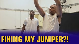 Stephen A trains with Lethal Shooter [upl. by Htiek]