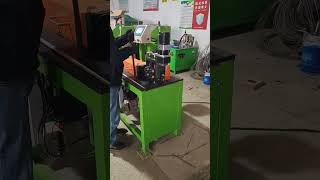 wire Straightening and cutting machine [upl. by Etnahsa]