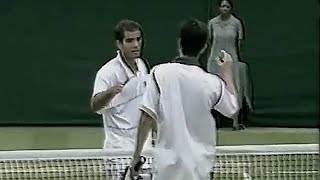 Pete Sampras vs Tim Henman 1999 Wimbledon SF Highlights [upl. by Aniri189]