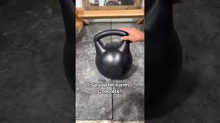 Build you own 60 lb Kettlebell for 21 🤯 Just add concrete workout crossfit dumbbell [upl. by Ygief891]