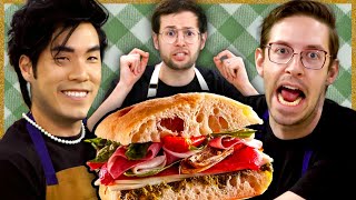 The Try Guys Make Sandwiches Without A Recipe [upl. by Aekal81]