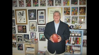 Part 2 NFLs Mike Detillier Memorabilia Museum Ali Dimaggio Mantle Career start Bobby Hebert [upl. by Roland]