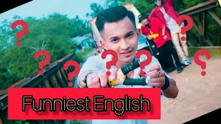 Funniest English compilation  VU Tiprasa Vlog [upl. by Dnamron307]