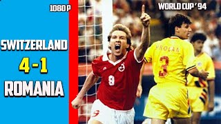 Romania vs Switzerland 1  4 Full Highlights Exclusives World Cup 94 HD [upl. by Mashe206]