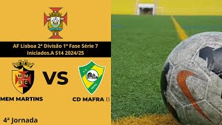 Mem Martins SC VS CD Mafra B Sub14 [upl. by Ahsiloc]