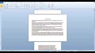 Microsoft word how to make portrait amp landscape in same doc [upl. by Sirah]