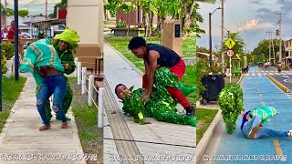 EL HOMBRE ARBUSTO Y EL COSTAL 3XTR3M0 🤣🌳😱shorts funny viralvideo [upl. by Katherin]