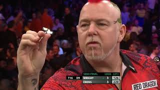 Peter Wright vs Rob Cross 2023 Masters semi final [upl. by Eleonora]