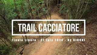 Finale Ligure eMTBing  Trail Cacciatore [upl. by Onder]