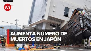 Terremoto en Japón dejó 73 víctimas mortales [upl. by Enicul]