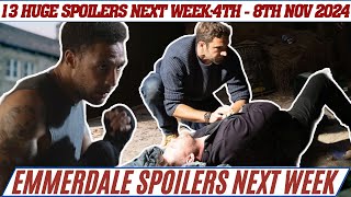 14 huge Emmerdale spoilers for next week from 4th  8th November 2024 Deaths next in the village [upl. by Rosenberg]