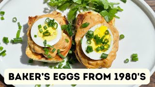 POPULAR EGGS AND BREAD RECIPE from 1980s Easy breakfastBudget breakfast [upl. by Nahgen]