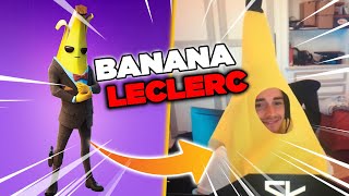 Charles Leclerc Wearing a Banana Fortnite Costume 😍 [upl. by Dlanger]