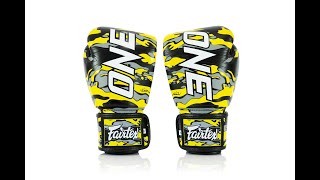 Fairtex ONE FC X SBTG Boxing Gloves  REVIEW [upl. by Noseyt]