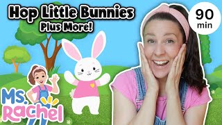 Hop Little Bunnies Hop Hop Hop  More Ms Rachel Nursery Rhymes amp Kids Songs [upl. by Giamo]