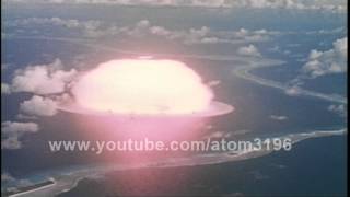 HD 1946 atomic bomb test operation crossroads Able shot in color [upl. by Aniuqahs928]