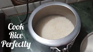 How to cook perfect rice in pressure cooker। perfect rice in pressure cooker। [upl. by Neellek120]