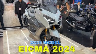 New Yamaha TMAX Tech Max 2025 Walkaround  EICMA 2024 Fiera Milano Rho [upl. by Tandi]