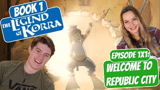 KORRA IS THE AVATAR DEAL WITH IT  Legend of Korra Reaction  Episode 1quotWelcome to Republic Cityquot [upl. by Aticilef]