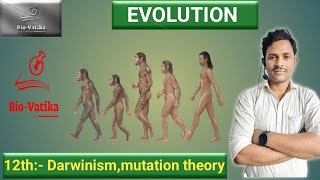 Bio vatika  class  12th II Evolution II Darwinism II Mutation Theory [upl. by Enerod429]