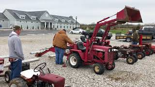 Wheel Horse DSeries with Loader and Backhoe [upl. by Odel]