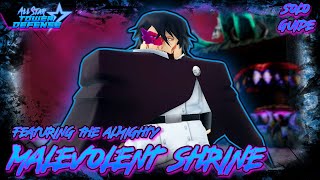 Malevolent Shrine Raid Solo Guide featuring Yhwach  All Star Tower Defense [upl. by Ahsaekal]