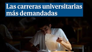 Estas son las carreras más demandadas y sus notas de corte [upl. by Niehaus]