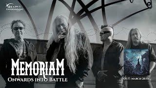 Memoriam  Onwards Into Battle OFFICIAL LYRIC VIDEO [upl. by Ettenajna54]