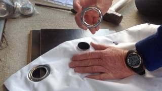 How to attach eyelets into curtains [upl. by Nies984]