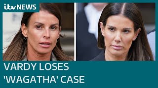 Wagatha Christie Rebekah Vardy loses libel battle against Coleen Rooney  ITV News [upl. by Lynnea]