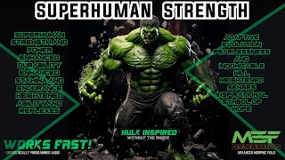 SuperHuman Strength NEXT LEVEL Advanced Morphic Field [upl. by Ecnarf320]