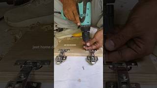 soft closing hinges fiting prosec very easy woodworking furniture hingesfiting shortvideo [upl. by Leeth693]