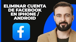 Cómo eliminar la cuenta de Facebook en iPhone  Android [upl. by Anwahsat]